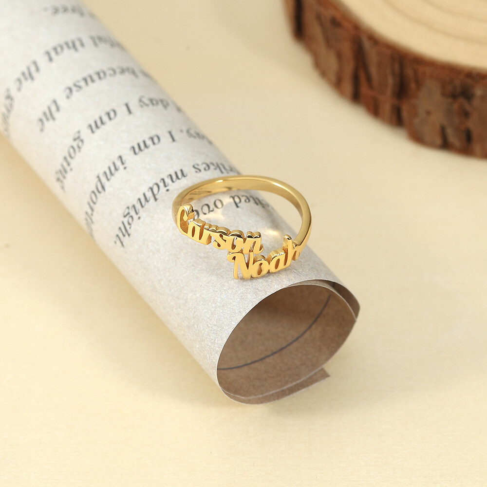 Double Name Ring CVR09 – Craftmeow 
