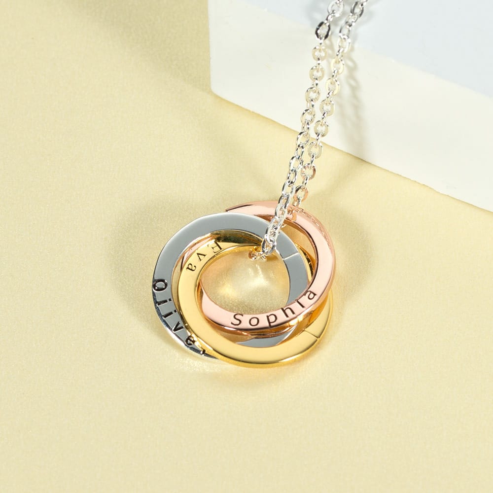 Linked Circle Necklace CVN30 